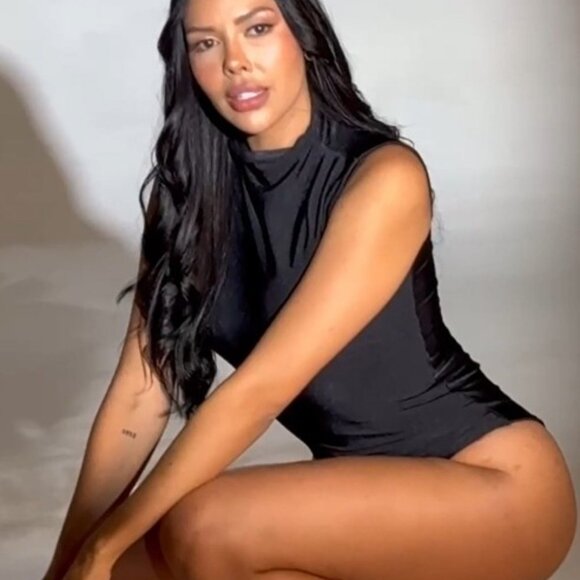 NEW Colombian SMI02253 STAGMI Bodysuit Shaper Black Control Medio Elegant Top+! - Picture 13 of 17